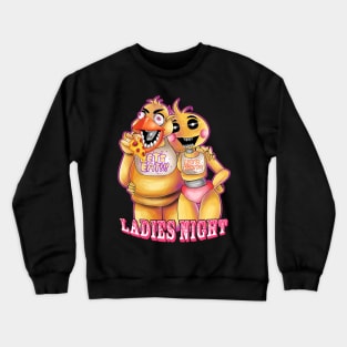 FIVE NIGHTS AT FREDDY'S- LADIES NIGHT Crewneck Sweatshirt